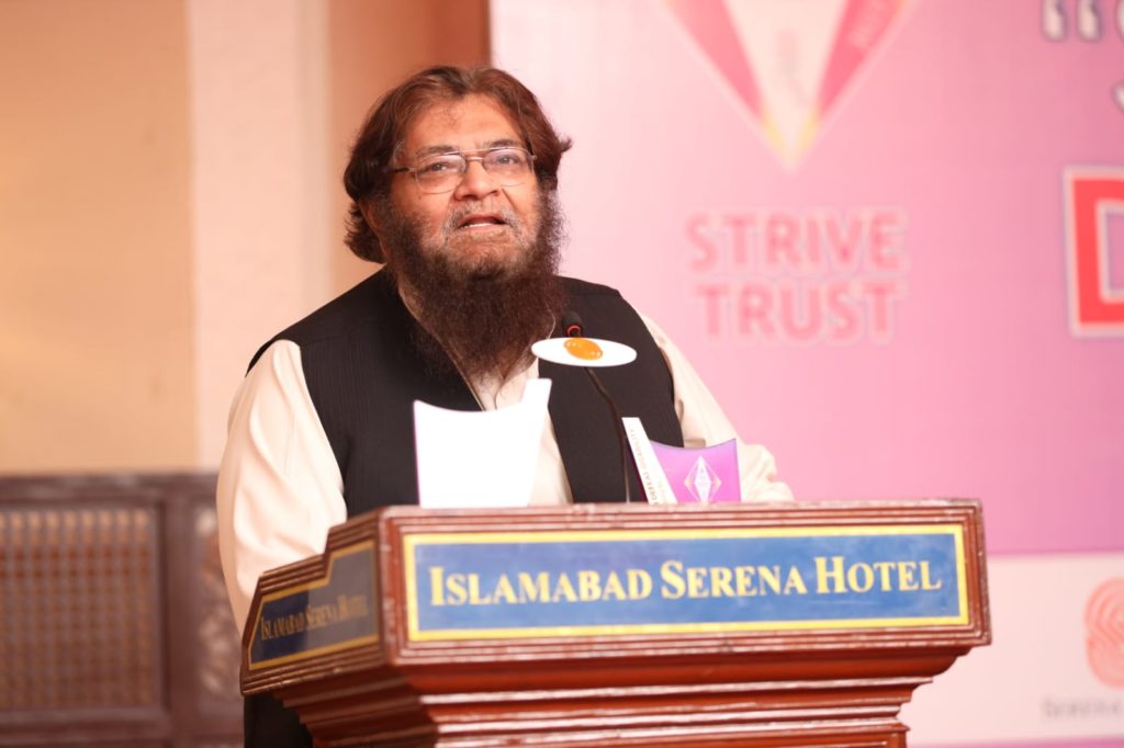 Keynote speaker addressing awareness seminar on SMA treatment in Pakistan