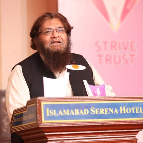 Keynote speaker addressing awareness seminar on SMA treatment in Pakistan